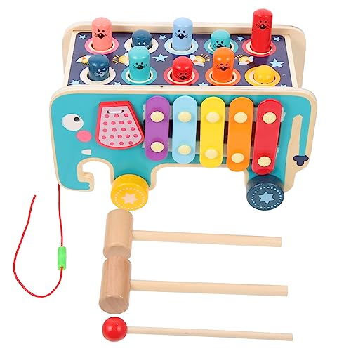 Kisangel 1Satz Holzklopfspielzeug für Xylophon mit Hammerspiel Hand Auge Koordination für Kleinkinder Ab Jahr Montessori Inspiriertes Lernspielzeug Kisangel 1Satz Holzklopfspielzeug für Xylophon mit Hammerspiel Hand Auge Koordination für Kleinkinder Ab Jahr Montessori Inspiriertes Lernspielzeug von Kisangel
