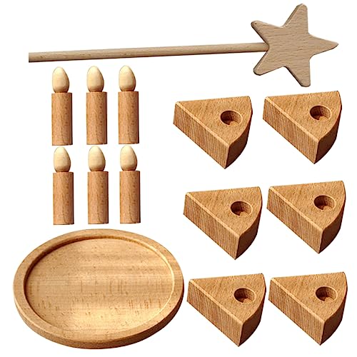 Kisangel 1Satz Holzkuchenspielzeug Für Geburtstagstorte Zum Selbermachen Rollenspielzeug Hand Augen Koordination Sicheres Und Stabiles Holzmaterial Kisangel 1Satz Holzkuchenspielzeug Für Geburtstagstorte Zum Selbermachen Rollenspielzeug Hand Augen Koordination Sicheres Und Stabiles Holzmaterial von Kisangel