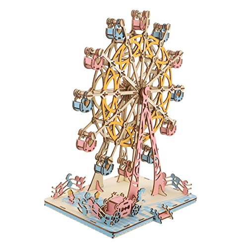 Kisangel 1Satz Holzpuzzle Ferris Wheel Bausatz Kreatives DIY Modell Für Erwachsene Und Holzspielzeug Puzzle Fingerfertigkeit Und Kreativität Kisangel 1Satz Holzpuzzle Ferris Wheel Bausatz Kreatives DIY Modell Für Erwachsene Und Holzspielzeug Puzzle Fingerfertigkeit Und Kreativität von Kisangel