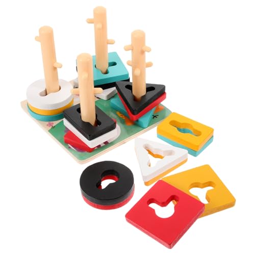 Kisangel 1Satz Holzspielzeug Formanpassungsblock Für Pädagogisches Puzzle Aus Hochwertigem Holz Entwickelt Für Hand Augen Koordination Und Kreatives Für Jahre Alte Jungen Kisangel 1Satz Holzspielzeug Formanpassungsblock Für Pädagogisches Puzzle Aus Hochwertigem Holz Entwickelt Für Hand Augen Koordination Und Kreatives Für Jahre Alte Jungen von Kisangel