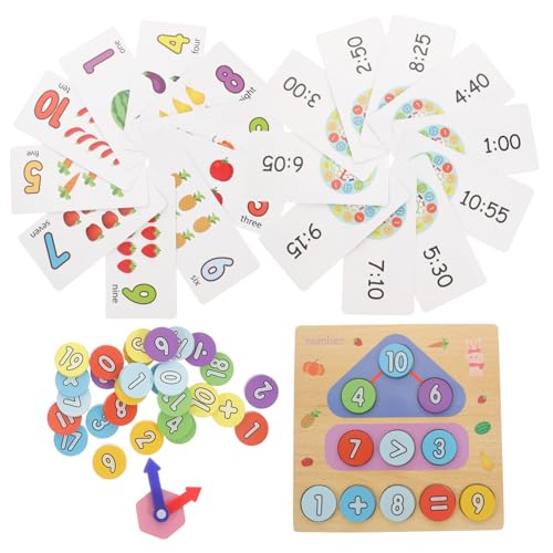 Kisangel 1Satz Holzspielzeug Kinderuhr Puzzle Lernspielzeug für Kleinkinder Montessori Zeitverständnis Zahlenverständnis Bildungsspielzeug für Jahre Kisangel 1Satz Holzspielzeug Kinderuhr Puzzle Lernspielzeug für Kleinkinder Montessori Zeitverständnis Zahlenverständnis Bildungsspielzeug für Jahre von Kisangel
