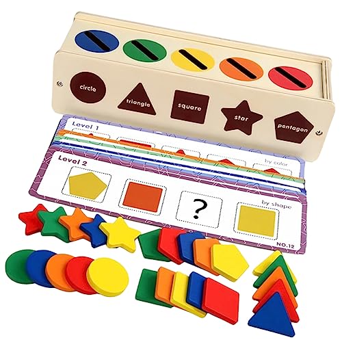 Kisangel 1Satz Holzspielzeug Montessori Sortierspiel für Ab Jahr Lernspielzeug Hand Koordination Feinmotorik Kisangel 1Satz Holzspielzeug Montessori Sortierspiel für Ab Jahr Lernspielzeug Hand Koordination Feinmotorik von Kisangel