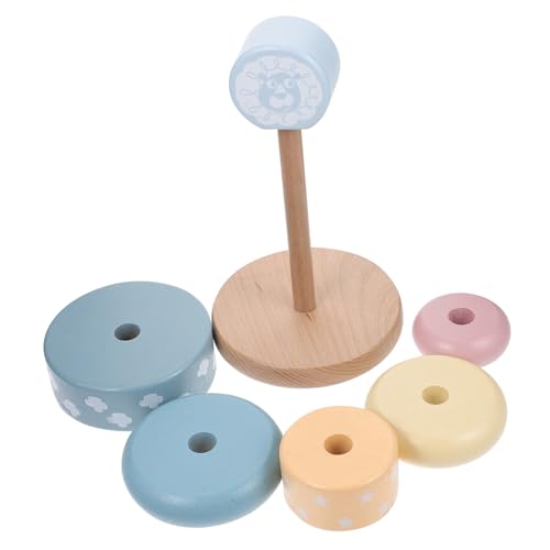 Kisangel 1Satz Holzspielzeug Stapelring Lustiger Ringstacker für Jahre Fördert und Größenverständnis Sicheres und Langlebiges Material Kreatives Lernspielzeug Kisangel 1Satz Holzspielzeug Stapelring Lustiger Ringstacker für Jahre Fördert und Größenverständnis Sicheres und Langlebiges Material Kreatives Lernspielzeug von Kisangel