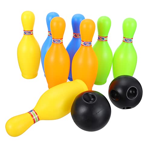 Kisangel 1Satz Indoor Bowling Für Bälle Lernspielzeug Für Eltern Junge Mädchen Interaktion Fördert Koordination Spaß Beim Für Drinnen Draußen von Kisangel