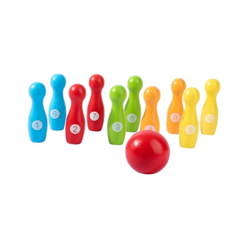 Kisangel 1Satz Indoor Bowling für Hölzerner Bowling Spaß für Ganze Familie Umweltfreundliche Spielzeugkugeln Bunten Farben Geburtstagsfeiern Ferienpartys und Camping Kisangel 1Satz Indoor Bowling für Hölzerner Bowling Spaß für Ganze Familie Umweltfreundliche Spielzeugkugeln Bunten Farben Geburtstagsfeiern Ferienpartys und Camping von Kisangel
