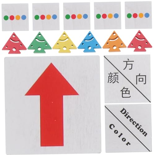 Kisangel 1Satz Intelligentes Logikspielzeug Für Fördert Kreative Denkfähigkeiten Und Hand Augen Koordination Pädagogisches Für Jungen Und Jahren Farben Und Richtungen von Kisangel