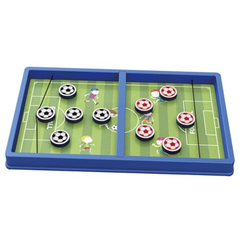 Kisangel 1Satz Interaktives Eltern Junge Mädchen Tischspiel Mit Schachbrett Und Schachbrettspiel Für Lustiges Und Spannendes Für Familienfeiern Blaues Fußballfeld Design von Kisangel