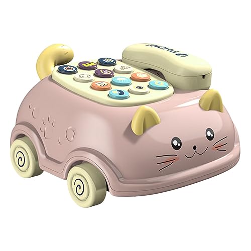 Kisangel 1Satz Kindertelefon Mit Tasten Multifunktionales Frühpädagogisches Bunten Farben Fördert Die Hand Augen Koordination Und Sprachentwicklung Für Ab Jahr Ohne Batterie von Kisangel