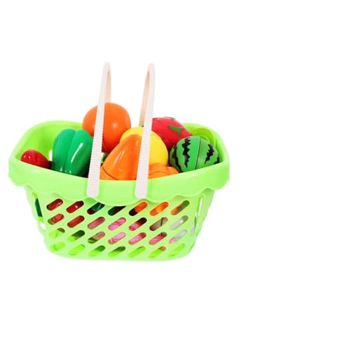 Kisangel 1Satz Kitchen Cutting Fruits and Vegetables Toy Simulation Playset for Kitchen Role Play Toy for Boys and Educational Present von Kisangel