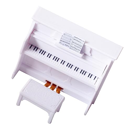 Kisangel 1Satz Klavier mit Hocker Puppenhaus Möbel Kinderspielzeug für Kreative Spielräume und Dekoration Puppenhaus und Szenenaufnahmen Kisangel 1Satz Klavier mit Hocker Puppenhaus Möbel Kinderspielzeug für Kreative Spielräume und Dekoration Puppenhaus und Szenenaufnahmen von Kisangel