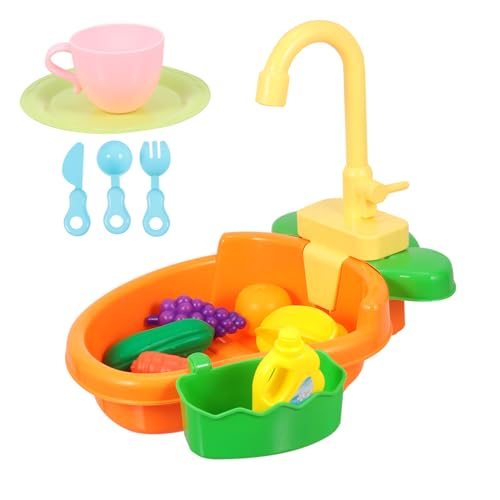 Kisangel 1Satz Kognitiver Spielzeugsatz Für Simulation Küchengeschirr Und Wasserspielzeug Lernspielzeug Für Kreatives Rollenspiel Und Spaß Im Kinderzimmer Kisangel 1Satz Kognitiver Spielzeugsatz Für Simulation Küchengeschirr Und Wasserspielzeug Lernspielzeug Für Kreatives Rollenspiel Und Spaß Im Kinderzimmer von Kisangel