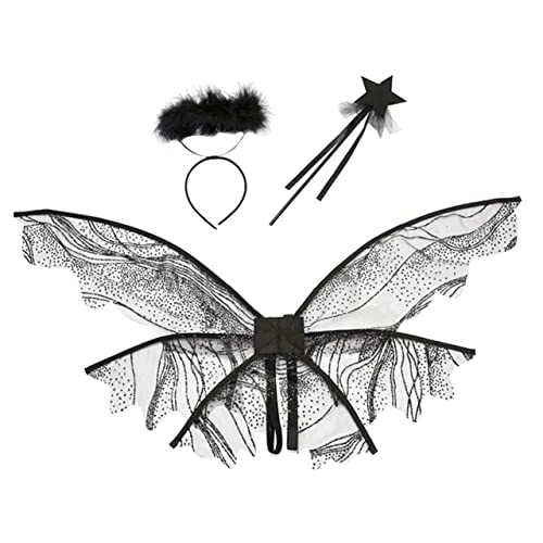 Kisangel 1Satz Kostüm Für Erwachsene Schmetterling Flügel Für Rollenspiele Geburtstagsfeiern Und Themenpartys Kisangel 1Satz Kostüm Für Erwachsene Schmetterling Flügel Für Rollenspiele Geburtstagsfeiern Und Themenpartys von Kisangel