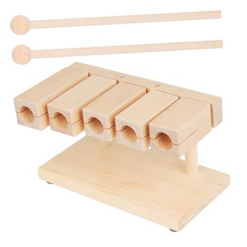 Kisangel 1Satz Kreatives Holzrhythmusblock Instrument Für Musikalisches Rhythmusfähigkeiten Sicheres Und Langlebiges Design Für Geburtstagsgeschenke Und Kindertag von Kisangel