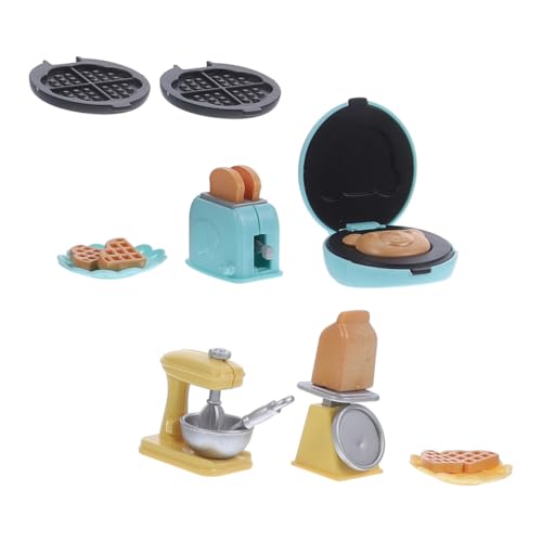 Kisangel 1Satz Küchengeschirr Für Puppenhaus Realistische Küchengeräte Mixer Und Toaster Modell Küchenspielzeug Für Kreative Spielstunden von Kisangel