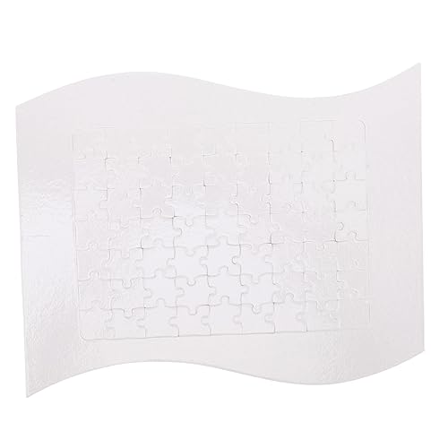 Kisangel 1Satz Leeres Wärmeübertragungspuzzle für DIY Sublimation Teile Individuell Gestaltbar für Kreative und Persönliche Fotos Langlebig und Praktisch von Kisangel