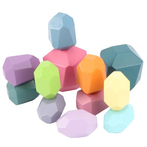 Kisangel 1Satz Lernspielzeug Aus Holz Teiliges Farbige Stapelsteine Für Montessori Freundliches Motorik Und Formsortierung Für Vorschulkinder Kisangel 1Satz Lernspielzeug Aus Holz Teiliges Farbige Stapelsteine Für Montessori Freundliches Motorik Und Formsortierung Für Vorschulkinder von Kisangel