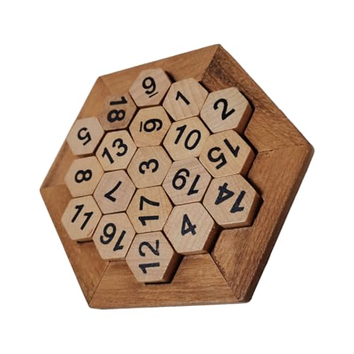 Kisangel 1Satz Lustiges Puzzle Für Intelligenzförderndes Lehrbrett Mit Hexagonalem Design Kognitionsspielzeug Für Fördert Logisches Und Problemlösungsfähigkeiten von Kisangel