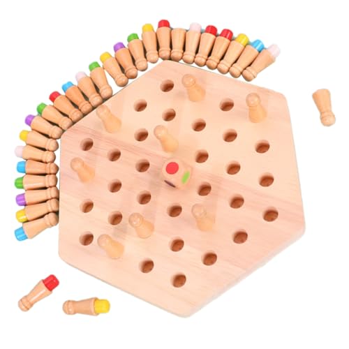 Kisangel 1Satz Memory Schachspielzeug aus Teiliges für Kreatives Gedächtnisspiel zur Intelligenzentwicklung Interaktive Lernspielzeug für Frühe und Konzentration von Kisangel