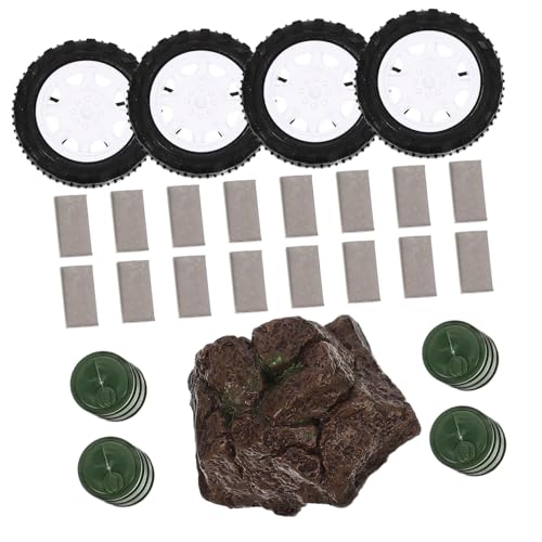 Kisangel 1Satz Militärspielzeug Plastische Zubehörteile für Sandtisch Szenen mit Ölfass Reifen Ziegelsteinen für Kreative Spielideen und DIY Kisangel 1Satz Militärspielzeug Plastische Zubehörteile für Sandtisch Szenen mit Ölfass Reifen Ziegelsteinen für Kreative Spielideen und DIY von Kisangel