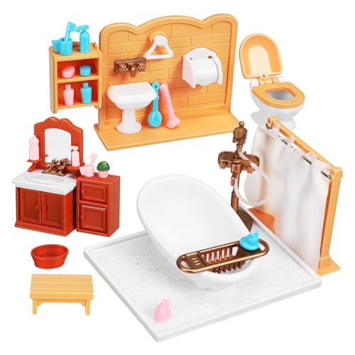 Kisangel 1Satz Mini Badezimmermöbel für Puppenhäuser Teiliges Puppenhaus Zubehör aus Sicherem für Fantasievolles und Dekoration für Vielseitig Einsetzbar Kisangel 1Satz Mini Badezimmermöbel für Puppenhäuser Teiliges Puppenhaus Zubehör aus Sicherem für Fantasievolles und Dekoration für Vielseitig Einsetzbar von Kisangel