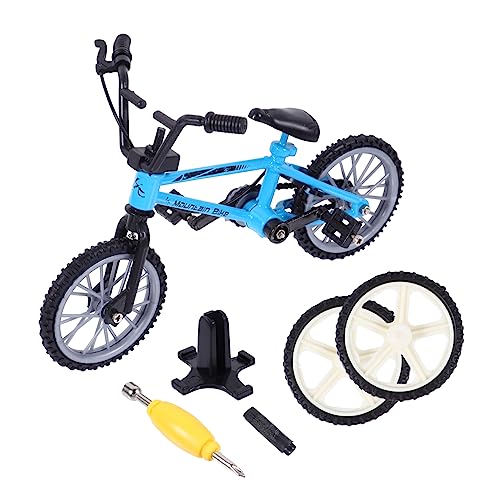 Kisangel 1Satz Mini Finger Fahrrad aus MTB Modell für Schreibtisch Deko und Fidget Spaß und Erwachsene Leicht und Tragbar für Sammlung von Kisangel