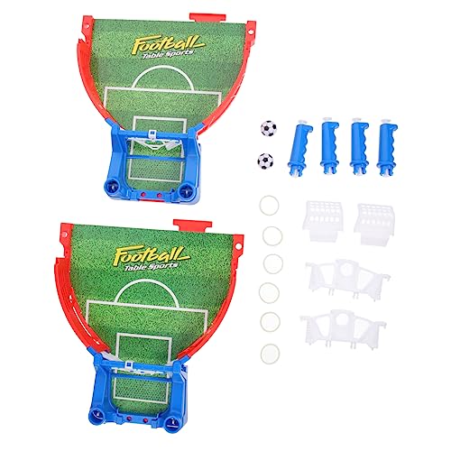 Kisangel 1Satz Mini Tischfußballspiel für Interaktives Desktop für Spieler Kompakte Fördert und Wettbewerbsgeist mit Bällen für Endlosen Spielspaß von Kisangel