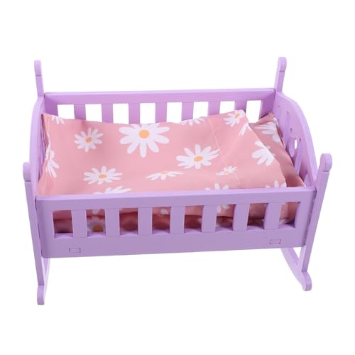 Kisangel 1Satz Miniatur Babybett Modell Puppenhaus Möbel für Schlafzimmerszenen Elegantes Deko Zubehör für Puppenhaus Einrichtung Hochwertige Verarbeitung und Realistische Form Kisangel 1Satz Miniatur Babybett Modell Puppenhaus Möbel für Schlafzimmerszenen Elegantes Deko Zubehör für Puppenhaus Einrichtung Hochwertige Verarbeitung und Realistische Form von Kisangel