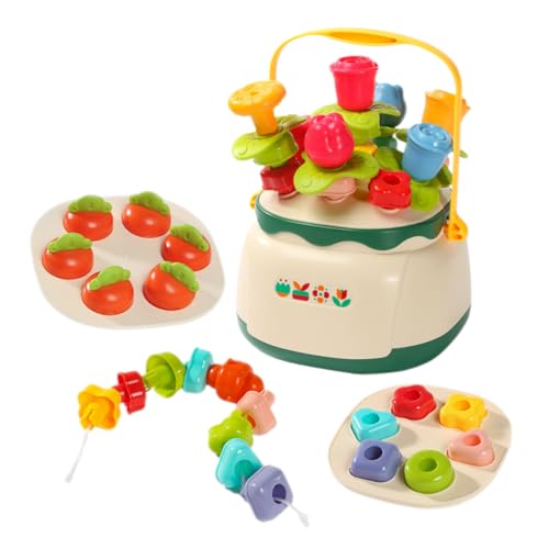 Kisangel 1Satz Montessori Blumenkorb Formensortierung Fädeln Sinnes Stapelspiel Für Kleinkinder Pädagogisches Lernspielzeug Konzentration Und Logischem Kisangel 1Satz Montessori Blumenkorb Formensortierung Fädeln Sinnes Stapelspiel Für Kleinkinder Pädagogisches Lernspielzeug Konzentration Und Logischem von Kisangel