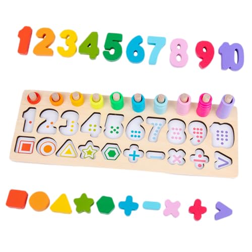 Kisangel 1Satz Montessori Holzspielzeug Für Kleinkinder Farbiges Und Formenpuzzle Vorschulspielzeug Koordination Und Kreativer Entwicklung Kisangel 1Satz Montessori Holzspielzeug Für Kleinkinder Farbiges Und Formenpuzzle Vorschulspielzeug Koordination Und Kreativer Entwicklung von Kisangel