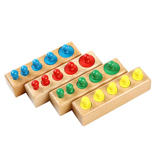 Kisangel 1Satz Montessori Zylinderblöcke Für Hand Auge Koordination Und Kreativem Als Für Kleinkinder Und Vorschulkinder Kisangel 1Satz Montessori Zylinderblöcke Für Hand Auge Koordination Und Kreativem Als Für Kleinkinder Und Vorschulkinder von Kisangel