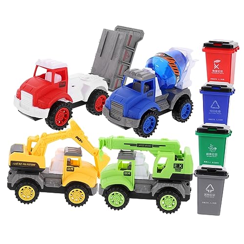 Kisangel 1Satz Müllwagen Teiliges Für Kleinkinder Mülltonnen Fördert Kreativität Und Farberkennung Für Jungen Und Ab Jahr von Kisangel