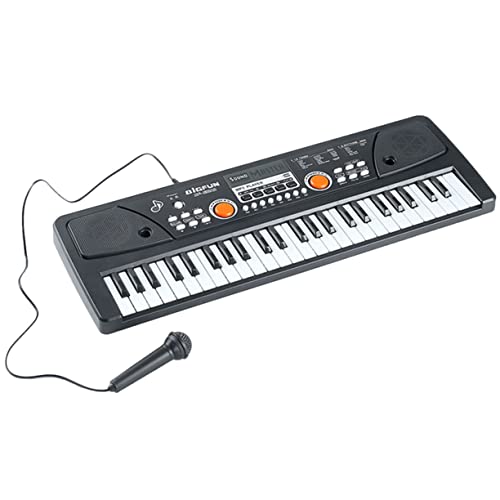 Kisangel 1Satz Multifunktionales Klavier Keyboard Tasten Elektrisches Klavierspielzeug für Musikpädagogik Simuliert Echtes Klavier Fördert Hand Auge Koordination für Jungen von Kisangel