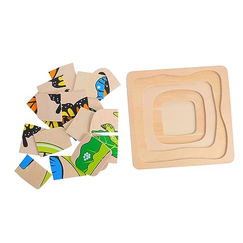 Kisangel 1Satz Multilayer Holzpuzzle Für Pädagogisches Puzzlespielzeug Mit Tiermotiven Fördert Kreativität Und Hand Augen Koordination Für Jungen Und Jahren Kisangel 1Satz Multilayer Holzpuzzle Für Pädagogisches Puzzlespielzeug Mit Tiermotiven Fördert Kreativität Und Hand Augen Koordination Für Jungen Und Jahren von Kisangel