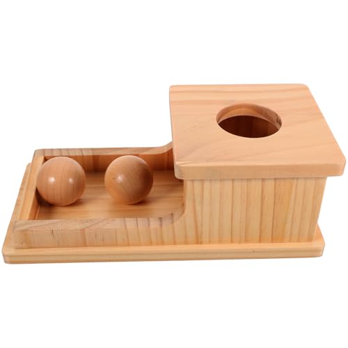 Kisangel 1Satz Objektpermanenzbox für Holz Ball Abwurfspielzeug Pädagogisches Kognitionsspielzeug Motorik und Hand Auge Koordination für Kleinkinder Kisangel 1Satz Objektpermanenzbox für Holz Ball Abwurfspielzeug Pädagogisches Kognitionsspielzeug Motorik und Hand Auge Koordination für Kleinkinder von Kisangel