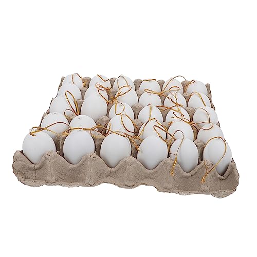 Kisangel 1Satz Ostern DIY Ostereier Anhänger Weiße Eier mit Aufbewahrungstray Unvollendete Eier für Kreative Dekoration und Partys für Innen und Außenanwendungen Kisangel 1Satz Ostern DIY Ostereier Anhänger Weiße Eier mit Aufbewahrungstray Unvollendete Eier für Kreative Dekoration und Partys für Innen und Außenanwendungen von Kisangel