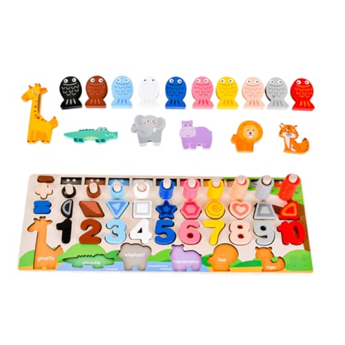 Kisangel 1Satz Pädagogisches Holzspielzeug Puzzle Für Fördert Kreativität Farberkennung Und Problemlösungsfähigkeiten Für Eltern Junge Mädchen Interaktion Und Spielerisches Kisangel 1Satz Pädagogisches Holzspielzeug Puzzle Für Fördert Kreativität Farberkennung Und Problemlösungsfähigkeiten Für Eltern Junge Mädchen Interaktion Und Spielerisches von Kisangel