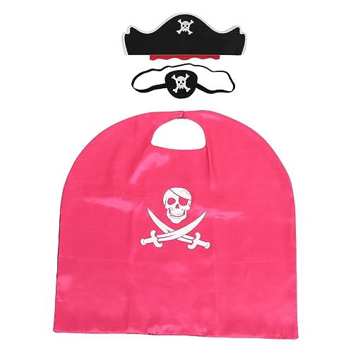 Kisangel 1Satz Piraten Umhang Für Halloween Und Karneval Kostüm Für Piraten Themenpartys Verkleidung Und Rollenspiel von Kisangel
