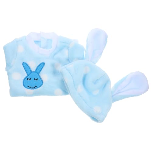 Kisangel 1Satz Pyjama Für Mädchenpuppen Süßes Schlafanzug Mit Bunny Und Passenden Schuhen Zubehör Für Puppenliebhaber Puppenkleidung Für Mädchenpuppen von Kisangel