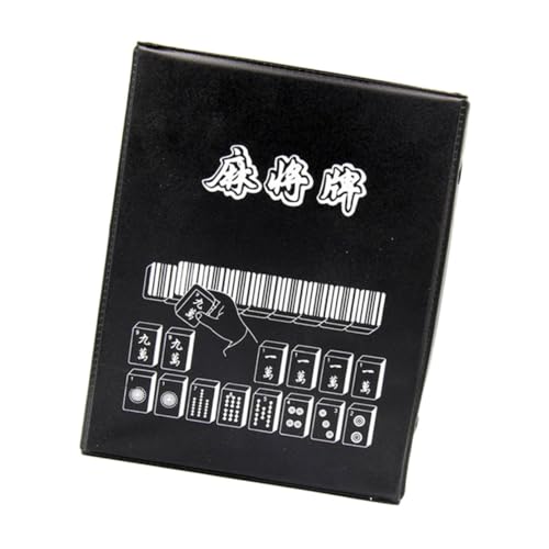 Kisangel 1Satz Reise Mahjong Chinesisches Mahjong Mit Tragbarem Etui Spielsteine Interaktives Gesellschaftsspiel Für Unterwegs Und Freizeit Für Reisen von Kisangel