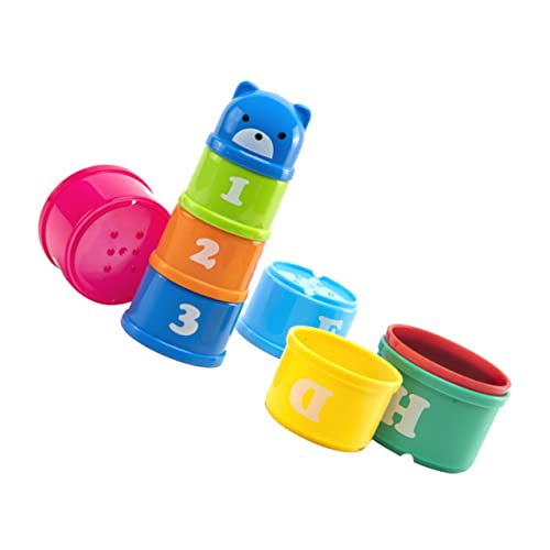 Kisangel 1Satz Stapelbecher Für Lustige Lernspielzeuge Zum Stapeln Für Badewanne Und Strand Sicher Und Farbenfroh Fördert Die Kreativität Und Entwicklung Von Kleinkindern Kisangel 1Satz Stapelbecher Für Lustige Lernspielzeuge Zum Stapeln Für Badewanne Und Strand Sicher Und Farbenfroh Fördert Die Kreativität Und Entwicklung Von Kleinkindern von Kisangel
