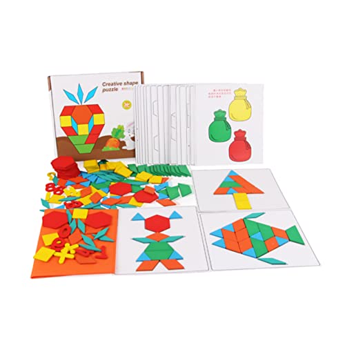 Kisangel 1Satz Tangram Puzzlespielzeug Für Kreatives Lernspielzeug Feinmotorik Für Frühes Lernen Und Spielvergnügen von Kisangel