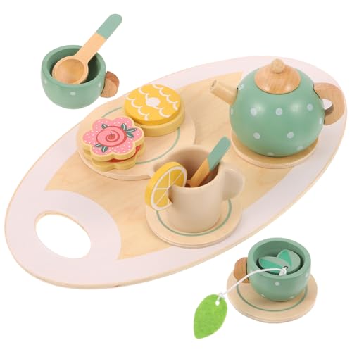 Kisangel 1Satz Teeservice Set Für Teiliges Miniaturspielzeug Mit Tassen Teebeuteln Holzspielzeug Für Rollenspiele Sicheres Kompaktes Zubehör Für Jungen Kisangel 1Satz Teeservice Set Für Teiliges Miniaturspielzeug Mit Tassen Teebeuteln Holzspielzeug Für Rollenspiele Sicheres Kompaktes Zubehör Für Jungen von Kisangel