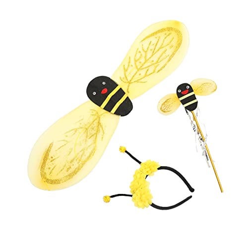 Kisangel 1Satz Teiliges Bienenkostüm Mit Flügeln Für Dekoration Für Festlichkeiten Und Auftritte Mit Bienenmotivdekor Kisangel 1Satz Teiliges Bienenkostüm Mit Flügeln Für Dekoration Für Festlichkeiten Und Auftritte Mit Bienenmotivdekor von Kisangel