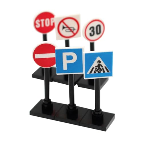Kisangel 1Satz Teiliges Spielzeugstraßenschilder Für Verkehrszeichen Für Puppenhaus Und Baustellen Für Kreatives Und Rollenspiele Kisangel 1Satz Teiliges Spielzeugstraßenschilder Für Verkehrszeichen Für Puppenhaus Und Baustellen Für Kreatives Und Rollenspiele von Kisangel