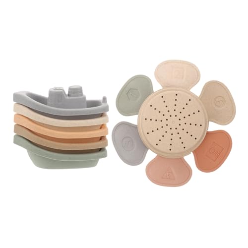 Kisangel 1Satz Teiliges Stapelbares Badespielzeug Für Interaktive Nistbecher Und Schwimmboote Für Badewanne Lernspielzeug Für Kleinkinder Mit Badebechern Und Spielspaß Kisangel 1Satz Teiliges Stapelbares Badespielzeug Für Interaktive Nistbecher Und Schwimmboote Für Badewanne Lernspielzeug Für Kleinkinder Mit Badebechern Und Spielspaß von Kisangel