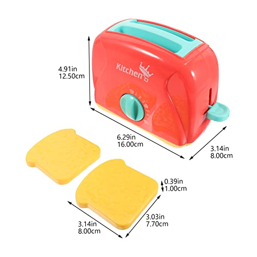Kisangel 1Satz Toaster Für Simulationsspielzeug Für Spielhaus Pädagogisches Aus Langlebigem Material Kreative Rollenspiele Helle Farben Für Ansprechendes von Kisangel