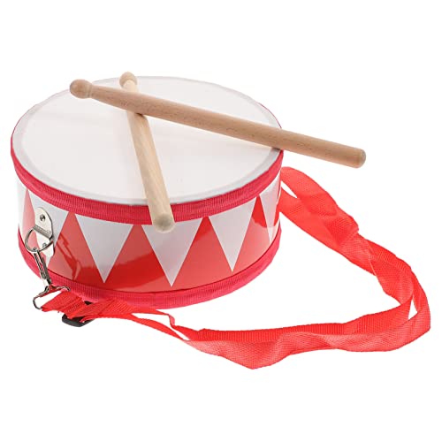 Kisangel 1Satz Trommel Doppelseitige Snare Drum Mit Trommelschlägel Musikinstrument Für Kleinkinder Rhythmus Und Musikalischem Talent Farbenfroh von Kisangel