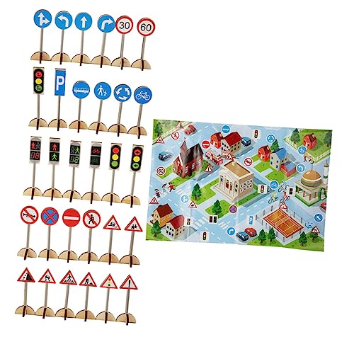 Kisangel 1Satz Verkehrsschild für Frühe Bildungsspielzeuge Symbol und Regelkenntnissen Hochwertiges Holz Tragbar Vielseitig für Drinnen und Draußen Spaß Kisangel 1Satz Verkehrsschild für Frühe Bildungsspielzeuge Symbol und Regelkenntnissen Hochwertiges Holz Tragbar Vielseitig für Drinnen und Draußen Spaß von Kisangel