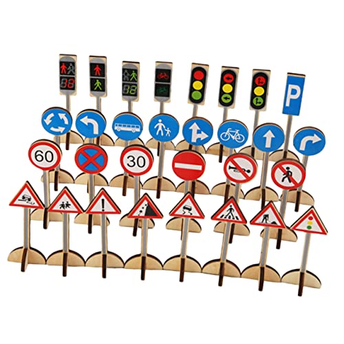 Kisangel 1Satz Verkehrszeichen Teiliges Lernspielzeug für Verkehrssicherheit und Simulation von Straßenverkehrsszenen Robuste und Langlebige Materialien Kisangel 1Satz Verkehrszeichen Teiliges Lernspielzeug für Verkehrssicherheit und Simulation von Straßenverkehrsszenen Robuste und Langlebige Materialien von Kisangel