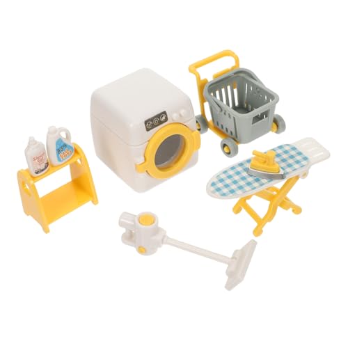 Kisangel 1Satz Waschmaschine Für Puppenhaus Realistische Waschmaschinensimulation Zubehör Für Dekoratives Modell Für Mini Häuser Hochwertiges Design von Kisangel
